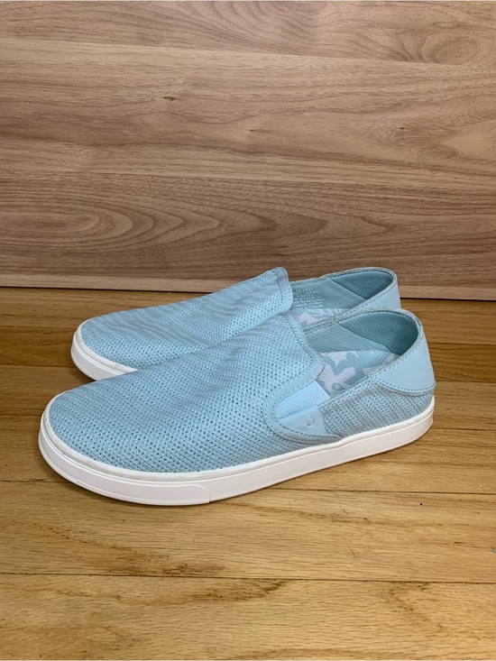 OluKai Shoes - OluKai Pehuea Light Blue Women's Slip-On Shoes - Size 7